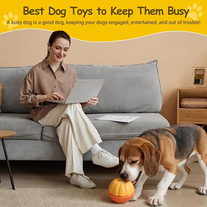 Interactive Dog Toys for Boredom,Dog Frozen Treat Toy Keep Them Busy | Low-Mess Design, Reduces Anxiety, Easy to Clean, Reusable Treat Dispensing Dog Toys Puzzle Toy for Small Medium Large Dogs - Image 7