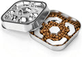Stainless Steel Slow Feeder Dog Bowls with Non-Slip Rubber Base | Dog Slow Feeder Bowl, 2 Cups Anti-Choking Double-Sided Metal Puzzle Feeder for Small Medium Large Dogs to Slow Down Eating by ShineMe