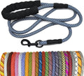 MayPaw 10ft Rope Dog Leash for Large Medium Dogs Soft Handle Dog Lead | 1/2-In Thick Lead, Soft Padded Handle Strong Nylon Pet Leash, 15+ Colors (1/2" * 10', Navy) by MayPaw