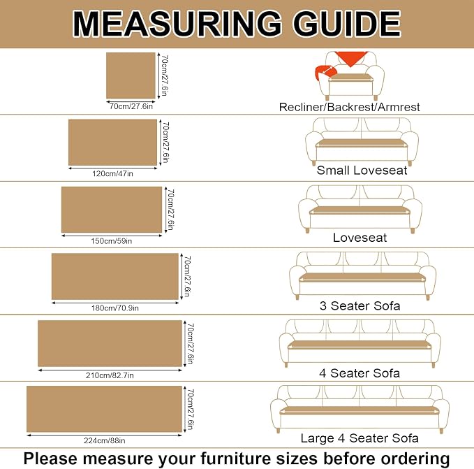 Smiry Couch Cover for Dogs Washable, Non Slip Fuzzy Pet Sofa Protector | Soft Thick Furniture Cover for Sofa, Loveseat and Sectional, Scratch & Pet Hair Resistant (Apricot, 27.6" x 47") - Image 8