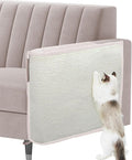 Cat Scratch Sofa Protector,27.6" L*19.6" W Cat Scratch Furniture Protector Pad Couch Arm Sheild with Natural Sisal for Protecting Couch Sofa Chair Furniture（Beige/Left Handed by Oroonoko