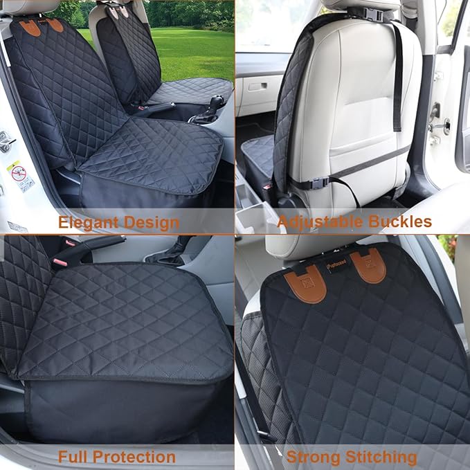 Front Seat Cover for Dogs 2PK Car Seat Covers Front Seats Pet Car Seat Cover Bucket Car Seat Cover for Dogs Front Car Seat Covers Front Seat Pet Cover - Image 4