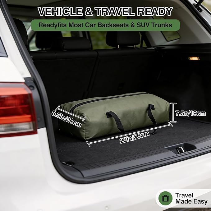 Veraste 30" Soft Collapsible Travel Dog Crate for Medium Dogs,Green | 4-Door Foldable Travel Crate,breathable mesh, foldable with storage bag - Image 6