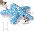 Interactive Cat Toys for Indoor Cats with Moving Concealed Feathers | Rechargeable Automatic Cat Toy, 3-Mode Touch Activated Kitten Toys, Hide and Seek Toy for Indoor Bored Adult Cats & Kittens by Unknown