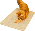 Cat Scratcher Mat, Sisal, Jute Border, Sofa & Floor Protector, 23.6x15.7in | pingping-go,1 Pack, Anti-Slip Latex Base, Wall Mountable, Indoor & Outdoor, Beige by Unknown
