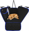 Active Pets Dog Car Seat Cover Car Seat Protector- Dog Seat Cover for Back Seat of SUVs, Trucks, Cars - Waterproof & Convertible Vehicle Hammock for Car Backseat - Mesh Window- Blue, XL by ActivePets