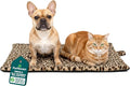 FurHaven ThermaNAP Faux Fur Self-Warming Mat, Brown Leopard, Large by FurHaven