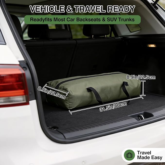 Veraste 42" Soft Collapsible Travel Dog Crate for Large Dogs,Green | 4-Door Foldable Travel Crate,breathable mesh, foldable with storage bag - Image 6