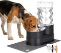 RIZZARI 7L Elevated Dog Water Dispenser :Comfortable Feeding Height | For Senior Dogs/Gravity Auto Refill/Spill-Resistant Base/Stable Anti-Tip Design/Indoor Homes & Multi-Pet Families by RIZZARI