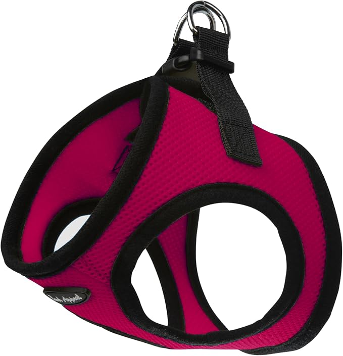Bark Appeal Raspberry Step-in Dog Harness for 2XL to 3XL Sized Pets – Updated Sizing, Re-Measuring is Essential – Soft Vest Harness – Anti-Choke with Adjustable Strap & Heavy Duty Clip – XXXL by BarkAppeal