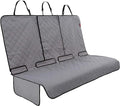 Lusso Gear Car Seat Cover & Protector for Dogs - Non-Slip Waterproof Seat Covers for Trucks & Cars - Universal Fit Dog Backseat Protector - Machine-Washable Pet Travel Accessories - Gray, Large by LussoGear