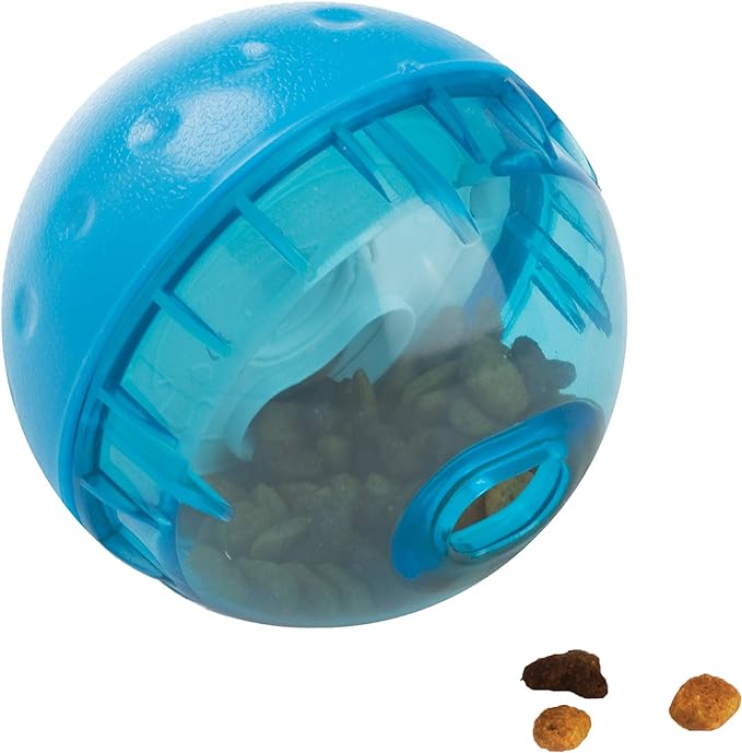 Our Pets Smarter Toys IQ Treat Ball - Colors Mary Vary - 4" - for Larger Dogs | Fill with snacks to reward play, slow feeding puzzle keeps big pups busy, engaged and mentally stimulated at home every day by OurPets