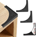4 Pcs Safety Soft Corner Protectors Guards,Table Corner Protectors Proof Corners and Edge Protectors for Furniture Bookcases Drawers (Soft Black) by RFORPLY