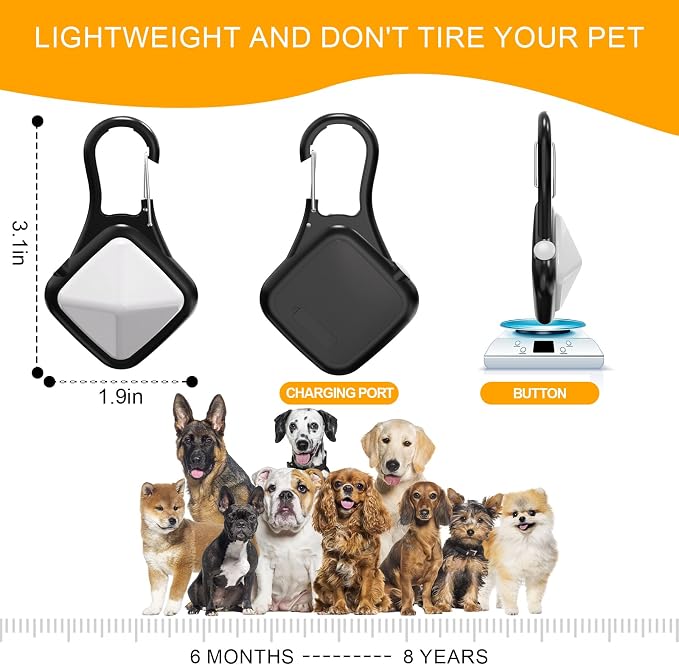 Dog Collar Light 4 Modes RGB Lights High Capacity USB Rechargeable Dog Light Waterproof for Night Walking(2 Pack Black) - Image 6