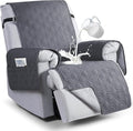 VANSOFY 100% Waterproof Recliner Chair Covers, Recliner Cover Non-Slip Dog Chair Cover Furniture Protector Washable Slipcover with Pocket, Elastic Straps for Pets, Dogs(Dark Gray, 28") by VANSOFYFURNITURECOVERS