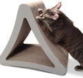 PetFusion 3-Sided Vertical Cat Scratching Post, 18in x 10.5in x 15.9in | Multiple Angle Scratching Pad with 6 Usable Sides, 100% Recyclable Cardboard Lounge for Play and Perch by PetFusion