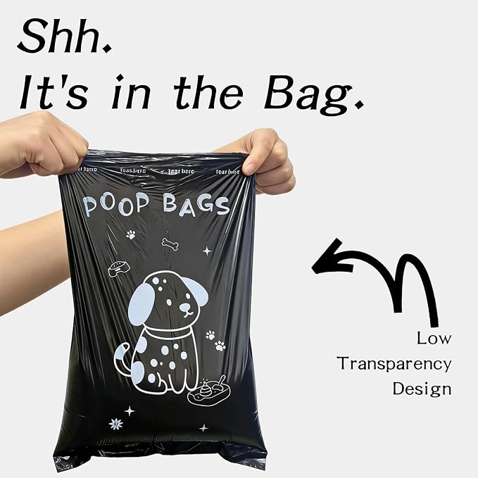 Dog Poop Bags Rolls with Dispenser 630 counts 13x9 in Black | Scented Poop Bags for Dogs Extra Large Guaranteed Leak Proof and Extra Thick, For poop bags for dogs Walking and Cat Litter - Image 5