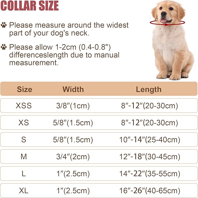 Reflective Dog Collar, Puppy Collar with Buckle Adjustable, Grass Green XL | Breathable Nylon Collars for Small Medium Large Dogs, No Chafing on Walks and Outdoor Hikes, Metal D-Ring, Night Safety - Image 5