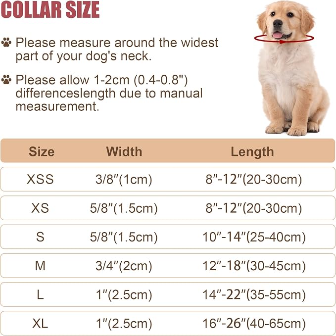 Reflective Dog Collar with Buckle Adjustable Safety Nylon Collars for Small Medium Large Dogs, Blue L | Breathable, No Chafing on Walks and Outdoor Hikes, Metal D-Ring, Night Safety - Image 5