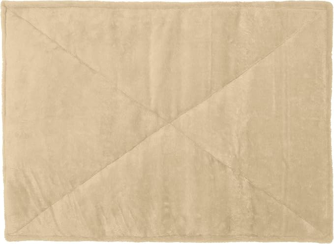 Furhaven ThermaNAP Self-Warming Cat Bed for Indoor Cats & Large/Medium Dogs, Washable & Reflects Body Heat - Quilted Faux Fur Reflective Bed Mat - Cream, Large (Pack of 2) - Image 6