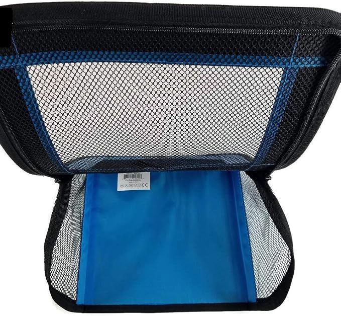 Pet Travel Bag for Originals & Minis, Small Pet Carrier w/Mesh & Nylon Lining, Dog Carrier for Medium Dogs, Versatile Kitten Carrier & Puppy Carrier, Easy to Clean, Blue - Perfect Petzzz - Image 5
