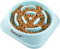 Slow Feeder Dog Bowls for Medium Dogs & Cats | Non-Slip Base, Anti-Choking Design, Reduces Bloating & Overeating, Easy to Clean, 1.5-2 Cups by Yopnoyik
