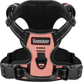 BARKBAY Dog Harness for Medium Sized Dog No Pull 2 Leash Clips Dog Vest | Control Handle,Comfort,Heavy Duty,Adjustable Reflective,Perfect for Outdoor Training, Walking,Hiking(M,Light Pink) by BARKBAY