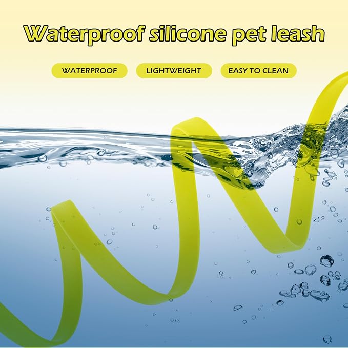 Wolfone Waterproof Dog Leash 33FT Long Line Training Lead for Dogs | Recall Leash for Dogs Heavy duty PVC coated leash with easy clean design tangle-free nylon core for outdoor training - Image 5