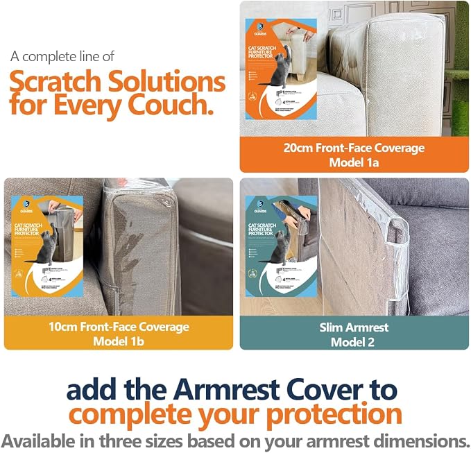 Cat Scratch Furniture Protector, 12-Pack Double-Sided Couch Protector from Cat Claws — Sticky Anti-Scratch Training Tape Sheets for Sofa, Door & Corner, Clear Cat Deterrent - Image 9