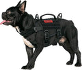 OneTigris Tactical Dog Harness XS Small Dog Vest with Handle | Military XS dog harness with vertical control handle. Soft fleece padding & quick-release. Ideal for training & walks. by OneTigris