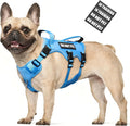 WINSEE Escape Proof Dog Harness with Double Handle+4 Removable Patches | Service Working Molle Harness with Double Handle for Medium Dogs, Tactical Pet Reflective Vest for Walking Hiking Hunting by WINSEE