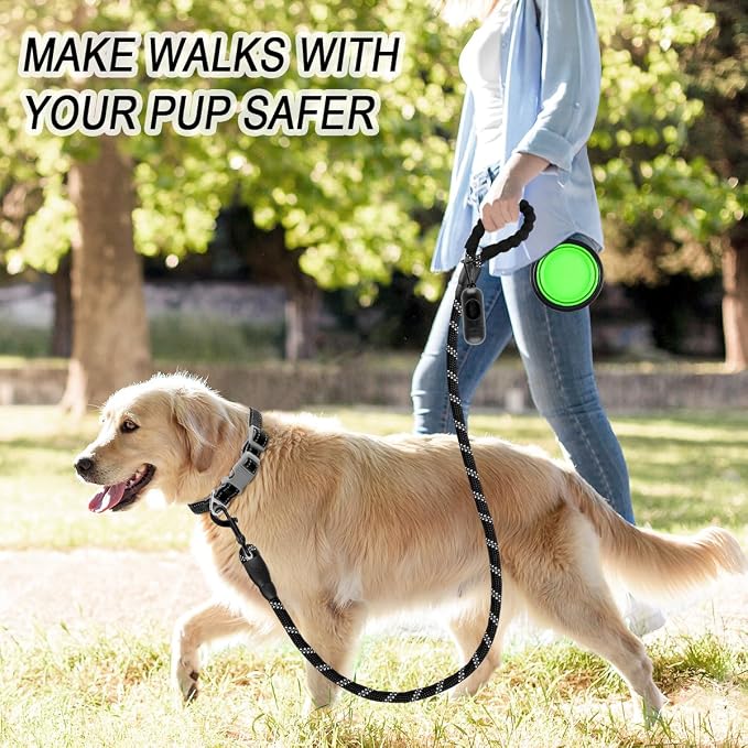 BARKBAY Dog Leashes for Large Dogs Heavy Duty Dog Leash 4/5/6 FT with Comfortable Padded Handle and Highly Reflective Threads for Medium Large Dogs Walking Training Running (4FT-1/2'',Black) - Image 3