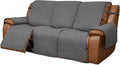 Easy-Going Reversible Couch Cover for 3 Seat Oversized Recliner, Gray/Gray | Sofa Slipcover For Dogs, Sofa Cover For Oversized Recliner, Furniture Protector Mat, Pet Friendly by Easy-Going