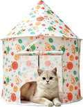 Cat Bad Pop Up Collapsible Yurt Tent, Pet Rest Hut for Indoor | Foldable Cats Cave Hideout Pet Toys ,Cat Rest Hut for Bunny, Guinea Pig, Ferrets, Puppy by Unknown