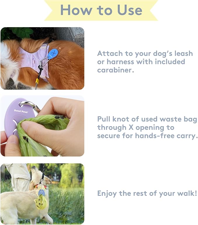 Dog Poop Bag Holder Charm Duo – Hands-Free Carry of Used Poop Bag, Durable Eco-Friendly Silicone Dog Walking Accessory with Carabiner Clip, Mocha & Crème Brûlée 2 charms included - Image 5