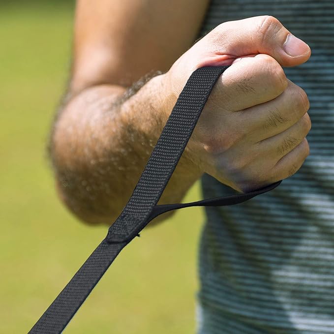 Hi Kiss Dog/Puppy Obedience Recall Training Agility Lead - 15ft 20ft 30ft 50ft 100ft Leash - Great for Play, Camping, or Backyard - Black - Image 2