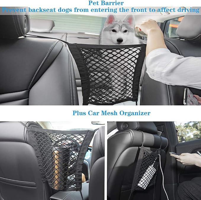 Bark Lover Dog Car Seat Cover for Back Seat Waterproof Backseat Protector, Nonslip Rear Seat Cover for Kids,Universal Size Fits Cars Trucks SUVs (Beige) - Image 9
