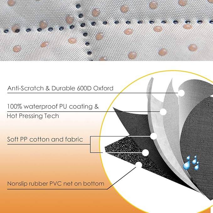 Honest Dog Car Seat Covers, Dog seat Cover with Side Flap for Cars, Trucks, and Suv's - Waterproof & Nonslip Pet Seat Cover for Backseat - Image 3