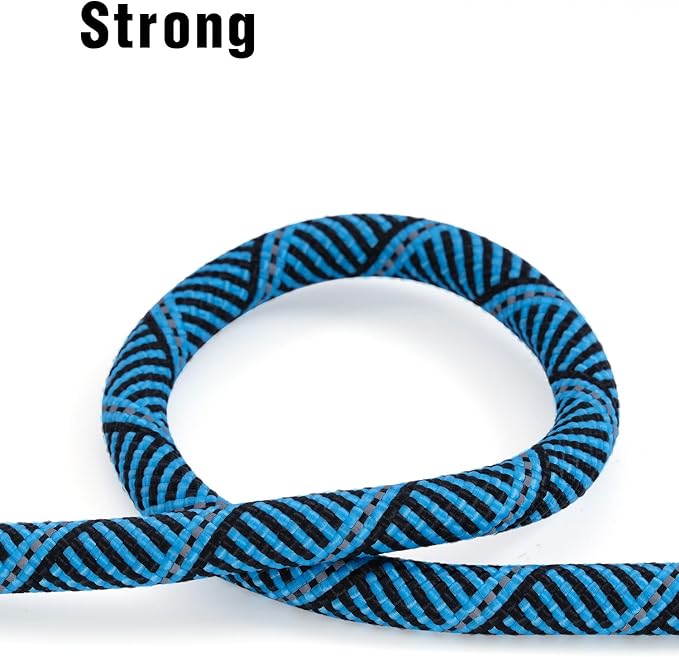 Long Dog Leash with Reflective Threads 15FT 20FT 30FT 50FT,Heavy Duty Bungee Dog Leashes for Small Medium Large Breed Dogs,Shock Absorbing Training Leash for Walking,Hunting,Camping&Yard - Image 8