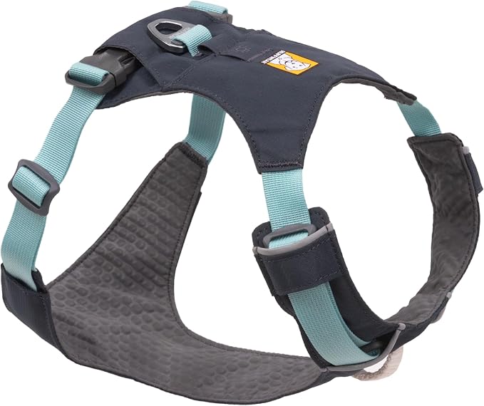 Ruffwear, Hi & Light, Everyday Lightweight Dog Harness, Trail Running, Walking, Hiking, All-Day Wear, Basalt Gray, XX-Small by RuffwearInc