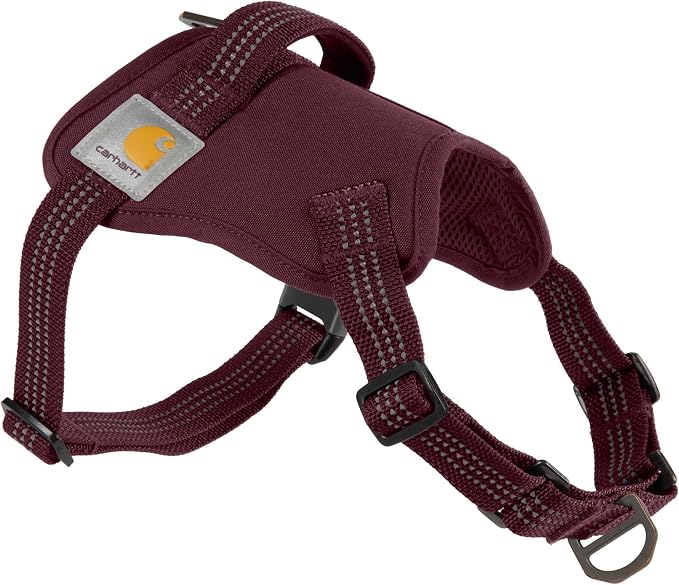 Carhartt Nylon Duck No Pull Dog Harness Port XL | Fully Adjustable Dog Harness with Quick Control Handle and Reflective Accents by Unknown