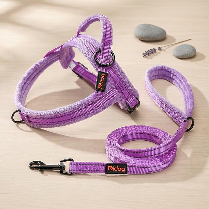 Didog 6FT Reflective Dog Leash for Small Medium Dogs,Slim 5/8" Width,Purple | Soft Padded Handle, Plush Comfort Grip, Tangle-Free, 360° Swivel Clasp for Daily Walking and Training, Night Safety - Image 7