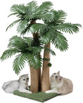 40'' Tall Cat Scratching Post Cat Tree, 3 Curved Design Palm Tree Cat Scratching Post with 8 Interactive Balls, Natural Sisal Rope Cat Scratchers for Indoor Cats, Multi-Combinable (Style D) by Unknown