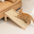 PETKARAY Sisal Cat Scratcher Ramp, L Shaped Scratching Post and Scratch Pad for Indoor Cats, Couch Furniture Protector by PETKARAY