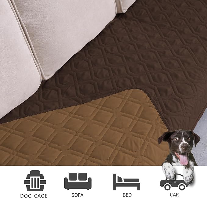 Ameritex Waterproof Dog Bed Cover Pet Blanket for Furniture Bed Couch Sofa Reversible - Image 4