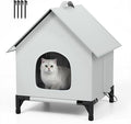 Large Cat House for Outside&Indoor,Insulated and Weatherproof,Foldable Cats Shelter, Bigger Cat House, Selfwarming/Cold Large Cave Bed for Winter,Garden(18 x 18 x 24 inch,L,Normal) by Unknown