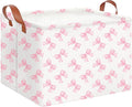 CLOCOR Rectangular Storage Basket,Gift Basket,Waterproof Storage Bin(Star Bowknot) by CLOCOR