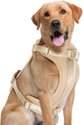 Wisedog Lightweight No Pull Dog Harness, Sand Color, Large | Air Mesh, 3 Clips, Adjustable, No Choke Design, Ideal for Walking Training by WisedogPetSupplies