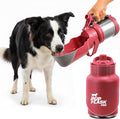 PupFlask Pro Portable Insulated Dog Water Bottle, Stainless Steel Bowl | 30 or 50 oz Leak-Proof Thermos Dispenser Keeps Water Cold 24+ Hours, Built-In Flip Cup for Walking, Hiking and Travel by TuffPupper