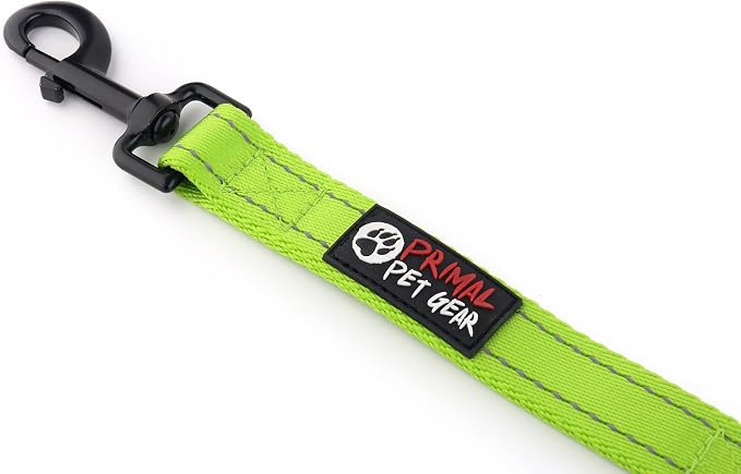 Dog Leash 6ft Long,Traffic Padded Two Handle,Heavy Duty,Reflective Double Handles Lead for Control Safety Training,Leashes for Large Dogs or Medium Dogs,Dual Handles Leads(Green) - Image 5